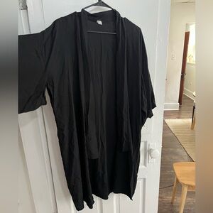 American Apparel Black cover up / kimono